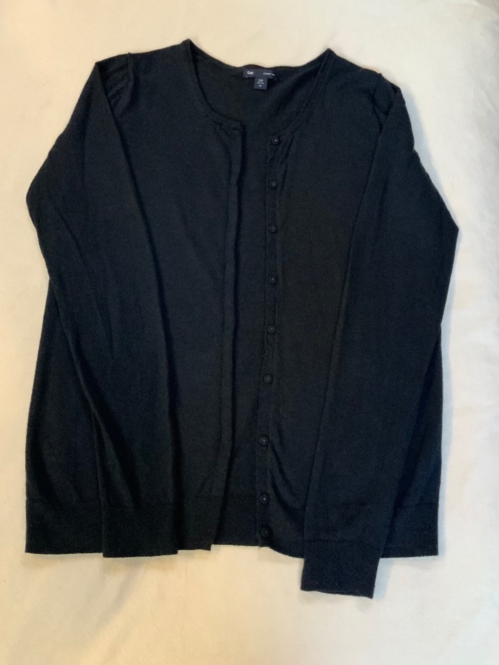 Gap Blue M Cardigan Timeless Classic Officecore Coverup Americana Cottagecore